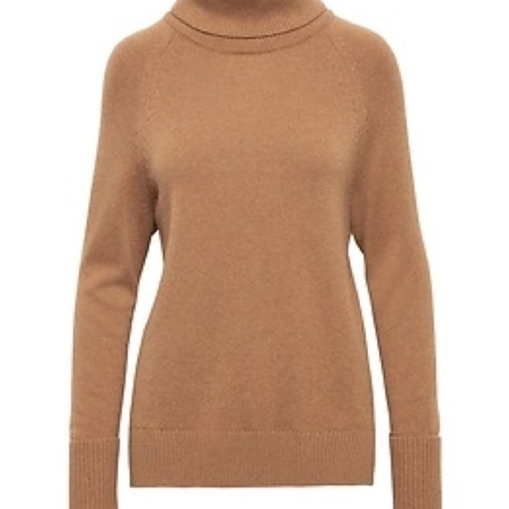 Banana Republic CASHMERE TURTLENECK SWEATER Camel